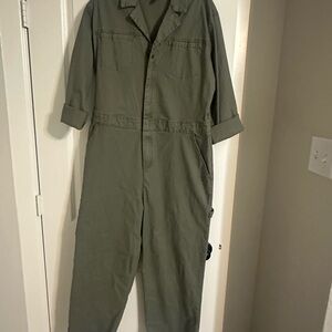 Universal Threads Olive Green Utility Jumpsuit Size 12